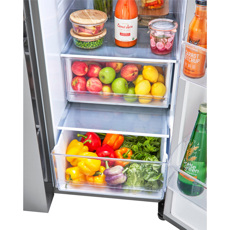 LG 36-inch, 27.2 cu.ft. Freestanding French 4-Door Refrigerator with External Water and Ice Dispensing System LRSXS2706V IMAGE 12