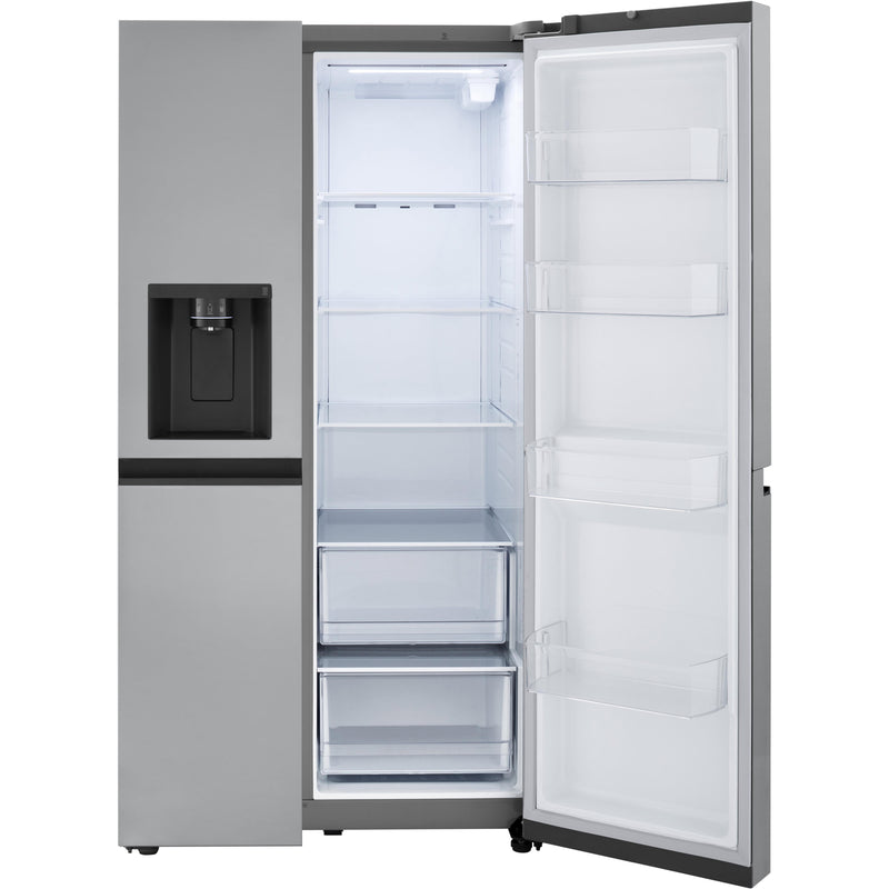 LG 36-inch, 27.2 cu.ft. Freestanding French 4-Door Refrigerator with External Water and Ice Dispensing System LRSXS2706V IMAGE 3