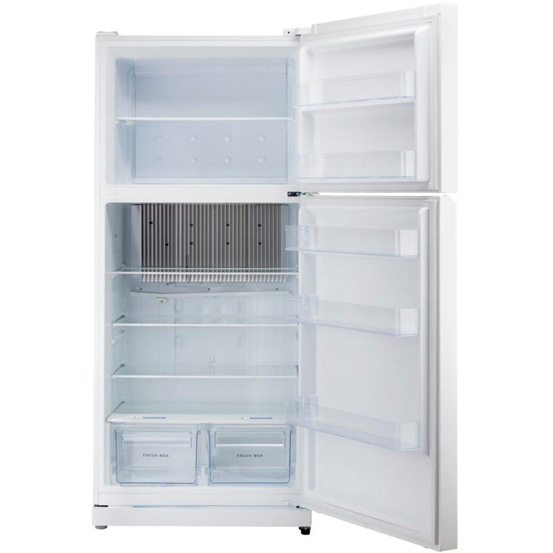 Unique Appliances 35-inch, 19 cu.ft. Freestanding Top Freezer Refrigerator UGP-19C CM W IMAGE 2