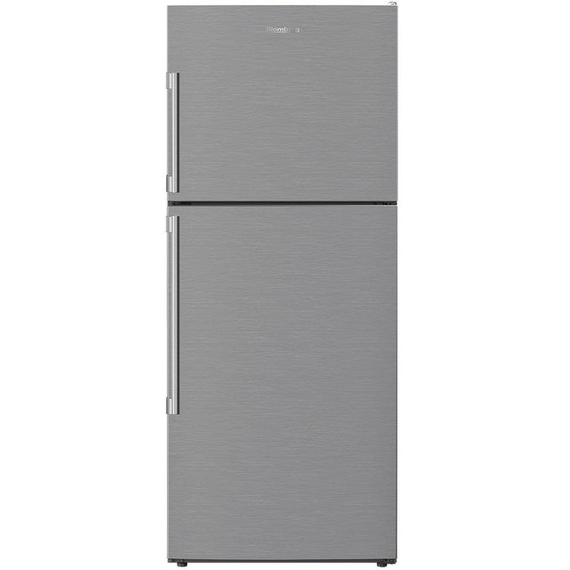 Blomberg 28-inch, 13.53 cu.ft. Freestanding Top Freezer Refrigerator with Ice Maker BRFT1622SS IMAGE 1
