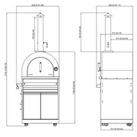 Thor Kitchen Wood Outdoor Pizza Oven MK07SS304 IMAGE 5