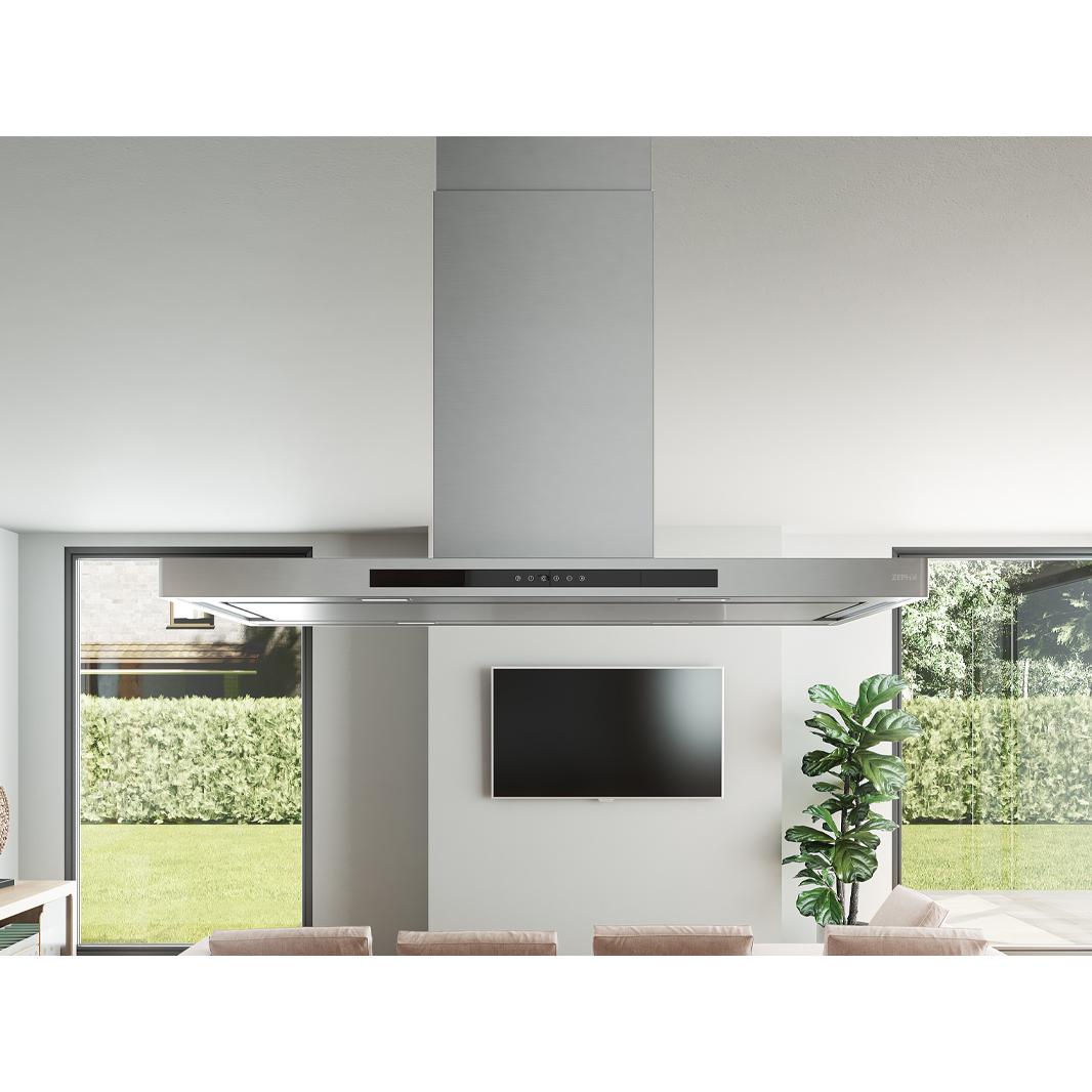 Zephyr 42-inch Vista Series Island Hood Shell DVL-E42ASSX IMAGE 1