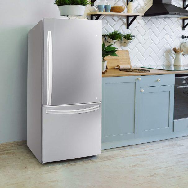 Danby 30-inch, 18.7 cu.ft. Freestanding Bottom Freezer Refrigerator with LED Lighting DBM187E1SSDB IMAGE 13