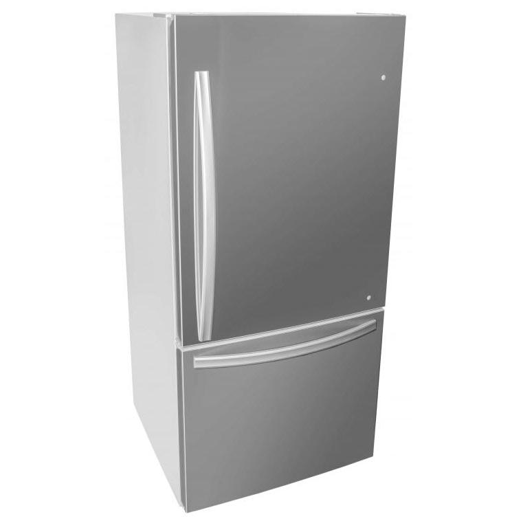 Danby 30-inch, 18.7 cu.ft. Freestanding Bottom Freezer Refrigerator with LED Lighting DBM187E1SSDB IMAGE 3