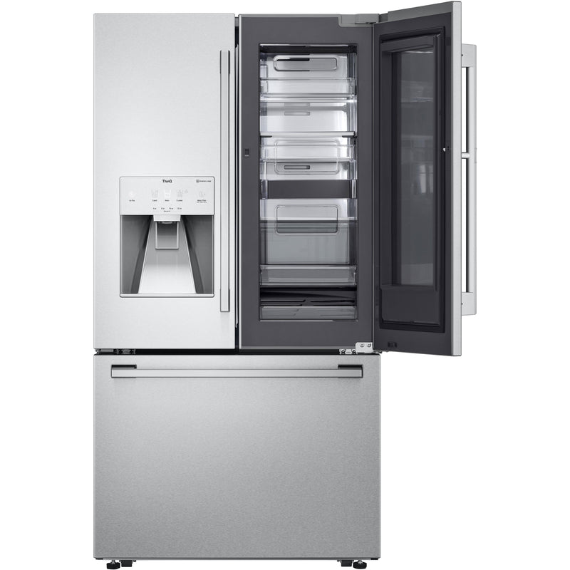 LG 36-inch, 23.5 cu.ft. Freestanding French 3-Door Refrigerator with Wi-Fi Connect SRFVC2416S IMAGE 7
