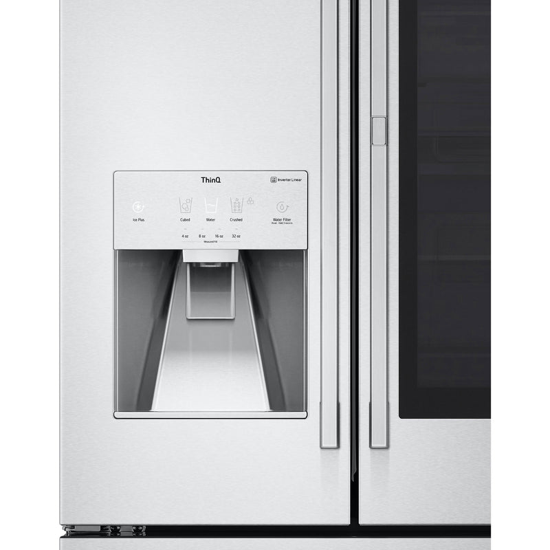 LG 36-inch, 23.5 cu.ft. Freestanding French 3-Door Refrigerator with Wi-Fi Connect SRFVC2416S IMAGE 8