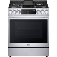 LG 30-inch Slide-in Gas Range with Convection Technology LSGS6338F IMAGE 1
