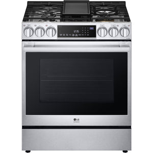 LG 30-inch Slide-in Gas Range with Convection Technology LSGS6338F IMAGE 1