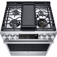LG 30-inch Slide-in Gas Range with Convection Technology LSGS6338F IMAGE 2