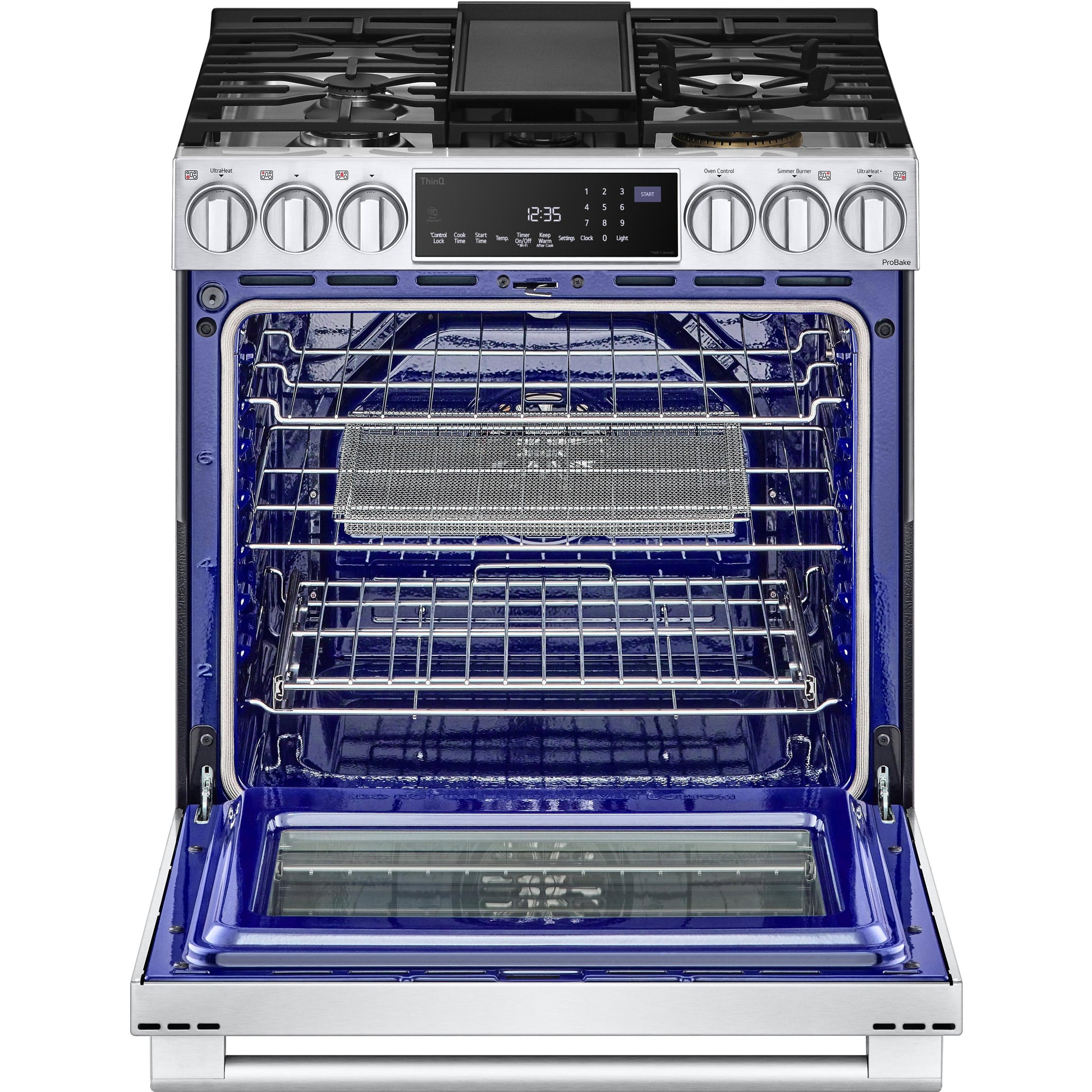 LG 30-inch Slide-in Gas Range with Convection Technology LSGS6338F IMAGE 5