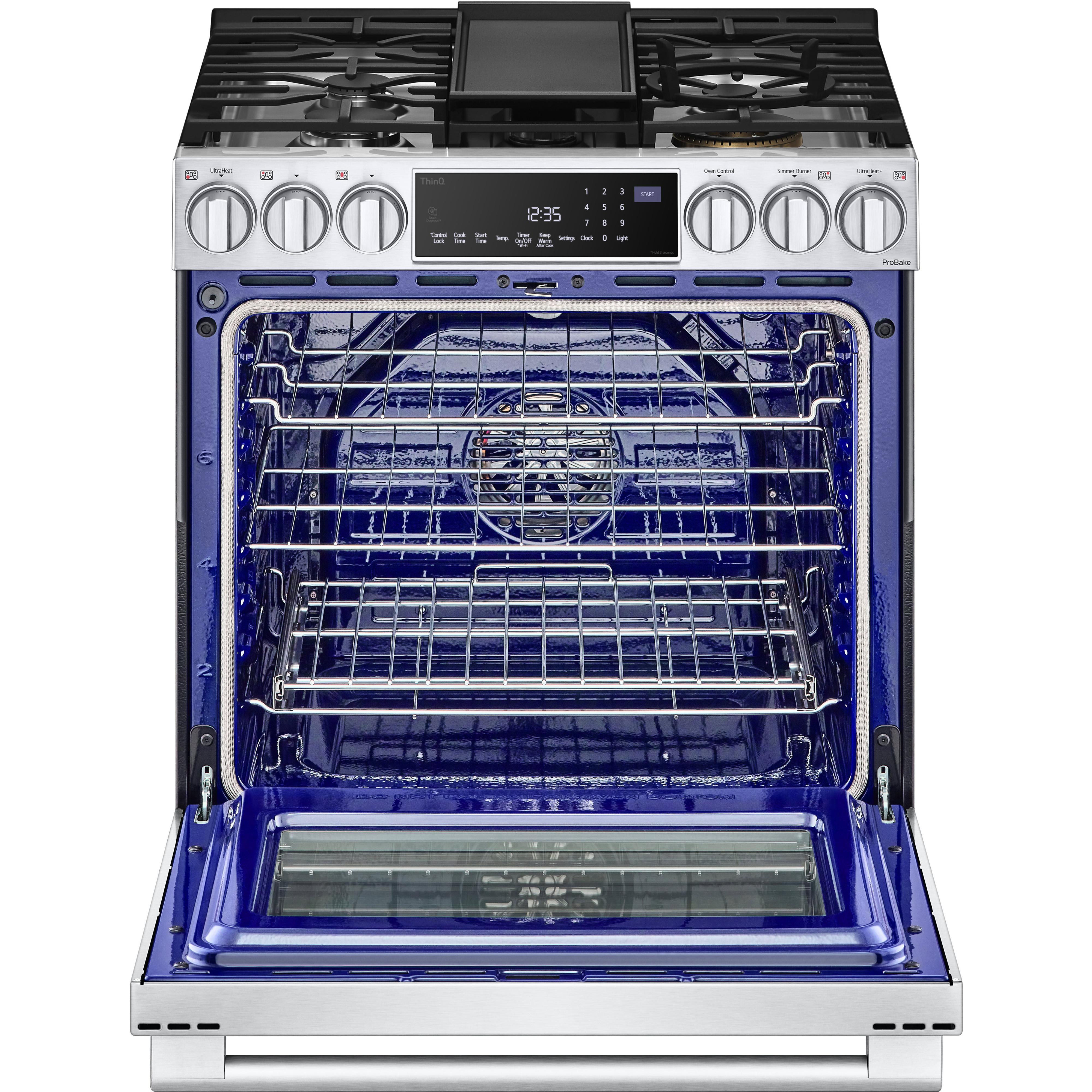 LG 30-inch Slide-in Gas Range with Convection Technology LSGS6338F IMAGE 6