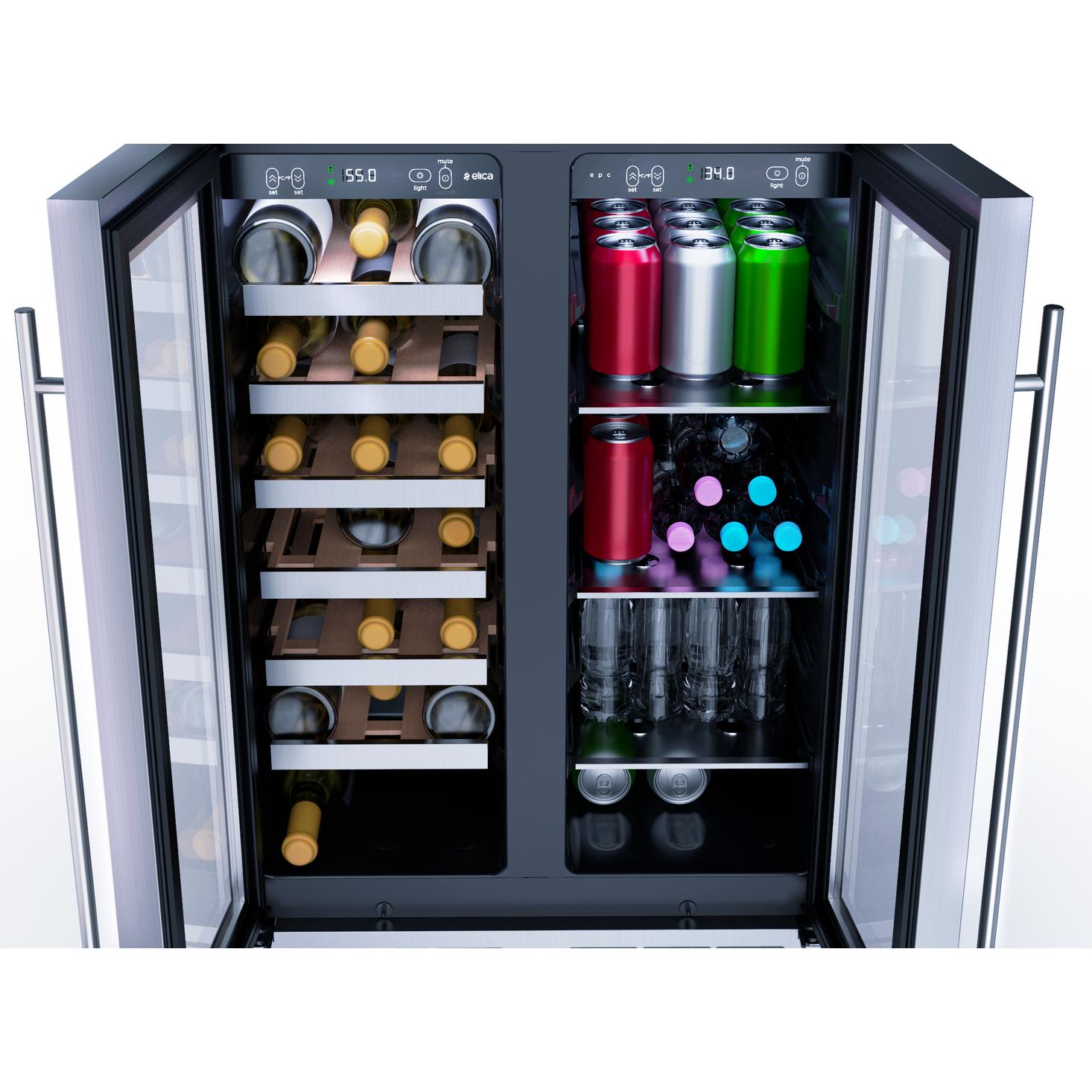 Elica Riserva 4.8 cu.ft. Freestanding Beverage and Wine Center EBF52SS1 IMAGE 3
