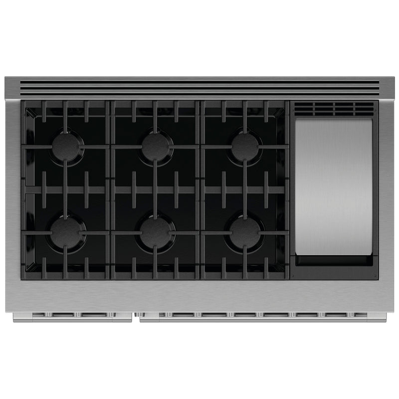 Fisher & Paykel 48-inch Freestanding Gas Range with Griddle RGV3-486GD-L IMAGE 3