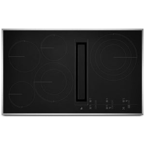 JennAir 36-inch Built-In Electric Cooktop with Downdraft JED4536KS IMAGE 1