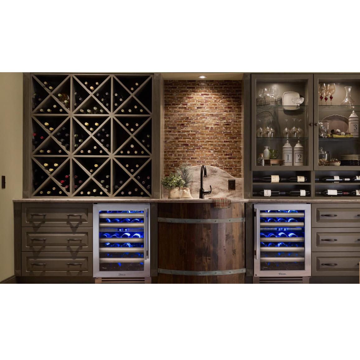 True Residential 45-Bottle 300 Series Wine Cooler with True Precision Control® TWC-24DZ-L-SG-C IMAGE 2