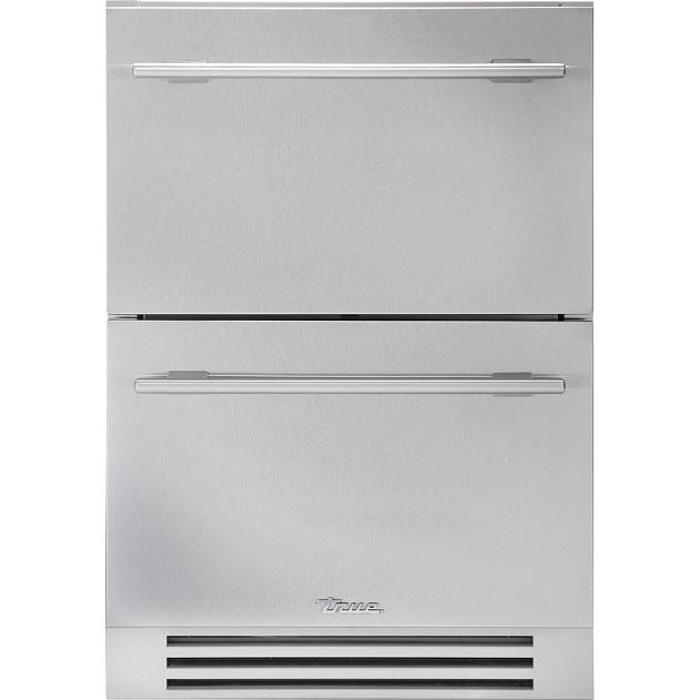 True Residential 4.2 cu.ft. Freezer Drawers with TruLumina® LED Lighting TUF-24-D-SS-C IMAGE 1