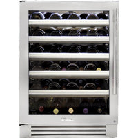 True Residential 45-Bottle 300 Series Wine Cooler with TruLumina® LED Lighting TWC-24-L-SG-C IMAGE 1