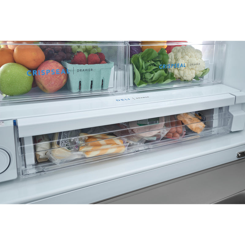 Frigidaire 36-inch, 22.6 cu. ft. French 3-Door Refrigerator with Dispenser FRFC2323AS IMAGE 8