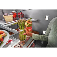 KitchenAid French 3-Door Refrigerator with External Water and Ice Dispensing System KRFF577KBS IMAGE 10