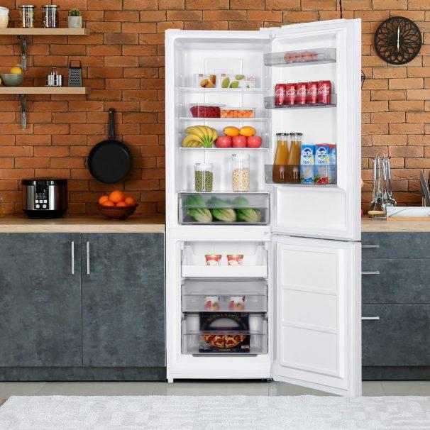 Danby 24-inch, 10.3 cu.ft. Freestanding Bottom Freezer Refrigerator with LED Lighting DBMF100B1WDB IMAGE 12