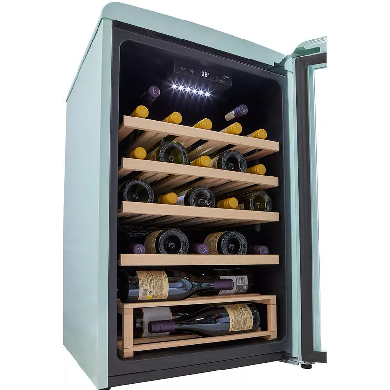 Unique Appliances 28-Bottle Classic Retro Wine Cooler with Single Zone UGP-125CR WF T IMAGE 8