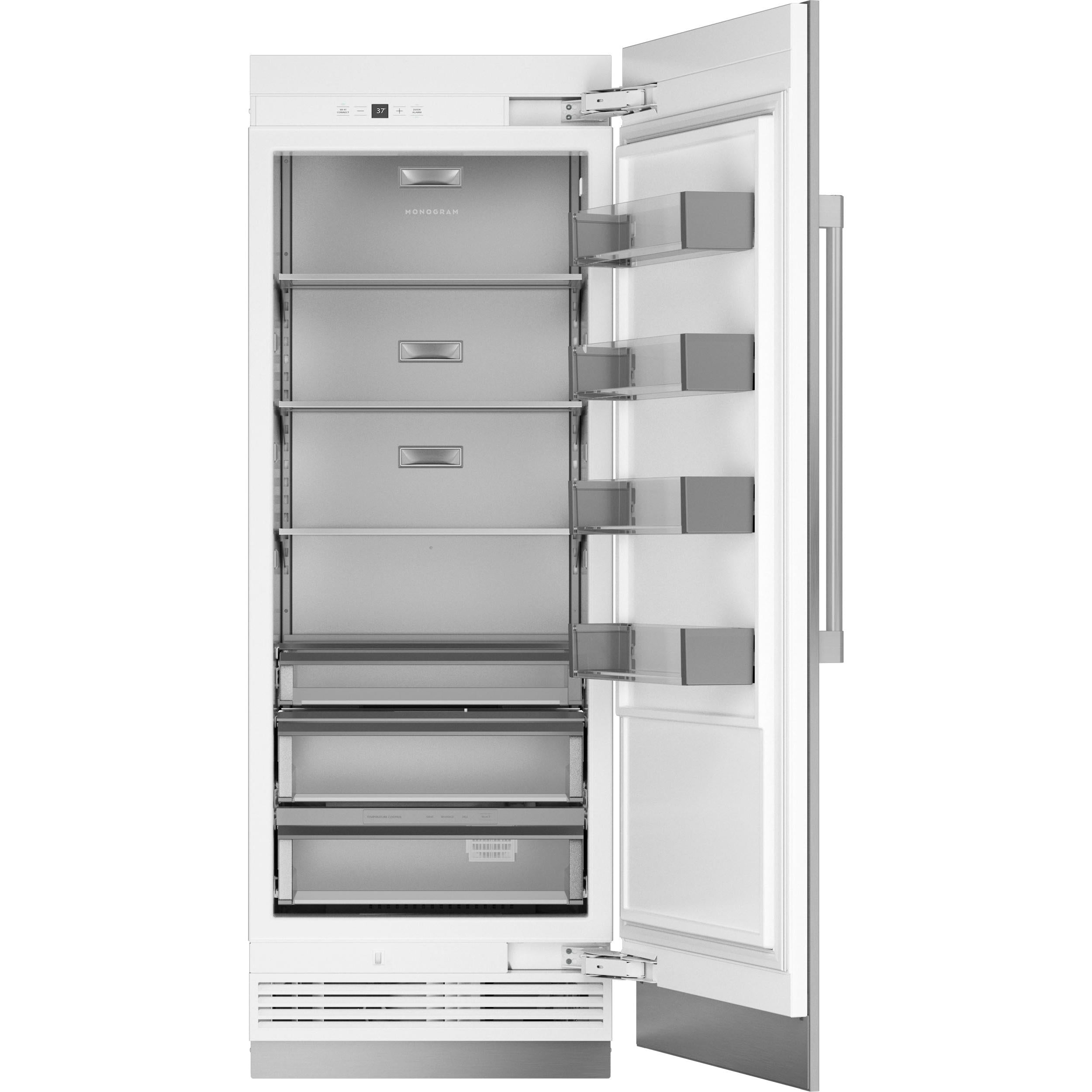 Monogram 30-inch, 17.58 cu.ft. Built-in All Refrigerator with Wi-Fi Connectivity ZIR301NBRII IMAGE 2