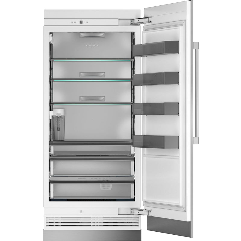 Monogram 36-inch, 21.1 cu.ft. Built-in All Refrigerator with Wi-Fi Connectivity ZIR361NPRII IMAGE 2