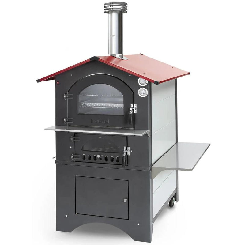 Fontana Forni Gusto 57RV Wood Outdoor Pizza Oven CA-ROSSO-57RV IMAGE 1