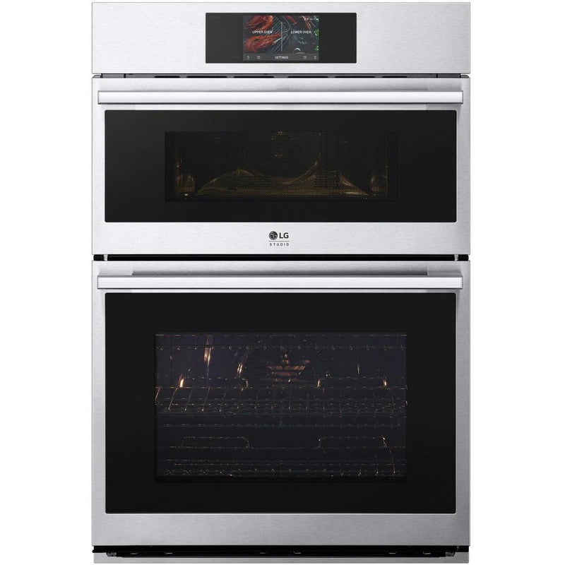 LG 30-inch, 6.4 cu.ft. Built-in Combination Oven with True Convection Technology WCES6428F IMAGE 1