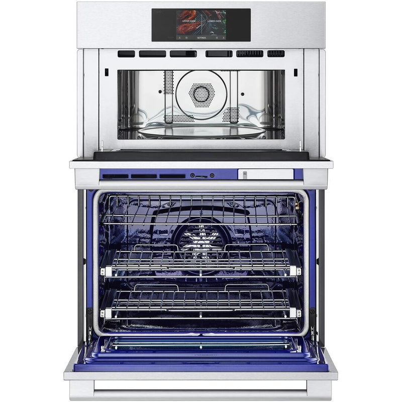 LG 30-inch, 6.4 cu.ft. Built-in Combination Oven with True Convection Technology WCES6428F IMAGE 2