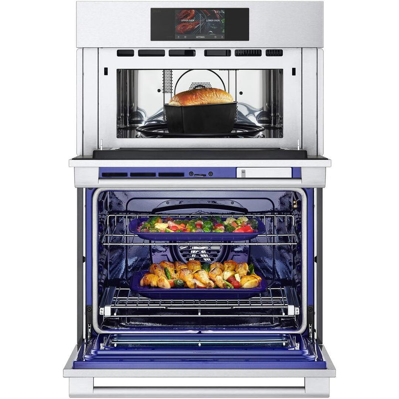 LG 30-inch, 6.4 cu.ft. Built-in Combination Oven with True Convection Technology WCES6428F IMAGE 3