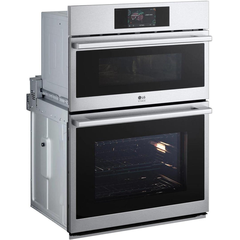 LG 30-inch, 6.4 cu.ft. Built-in Combination Oven with True Convection Technology WCES6428F IMAGE 4