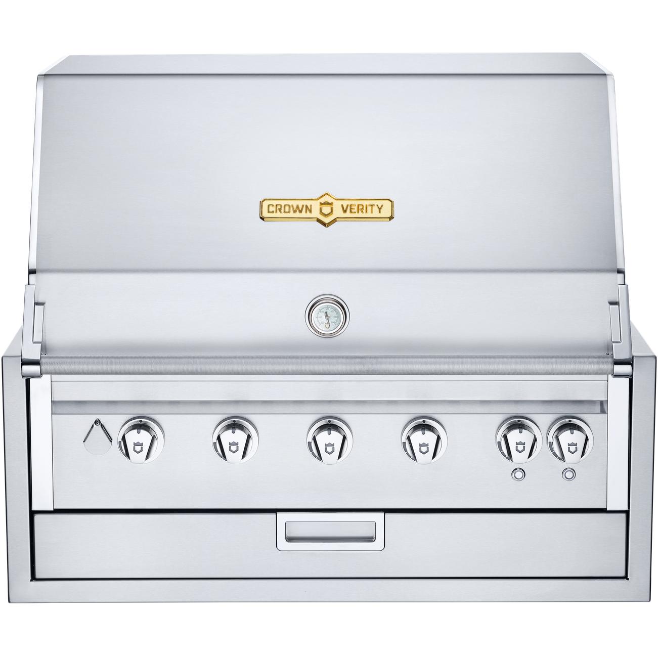 Crown Verity 36-inch Infinite Series Built-in Grill with Light Package IBI36NG-LT IMAGE 1