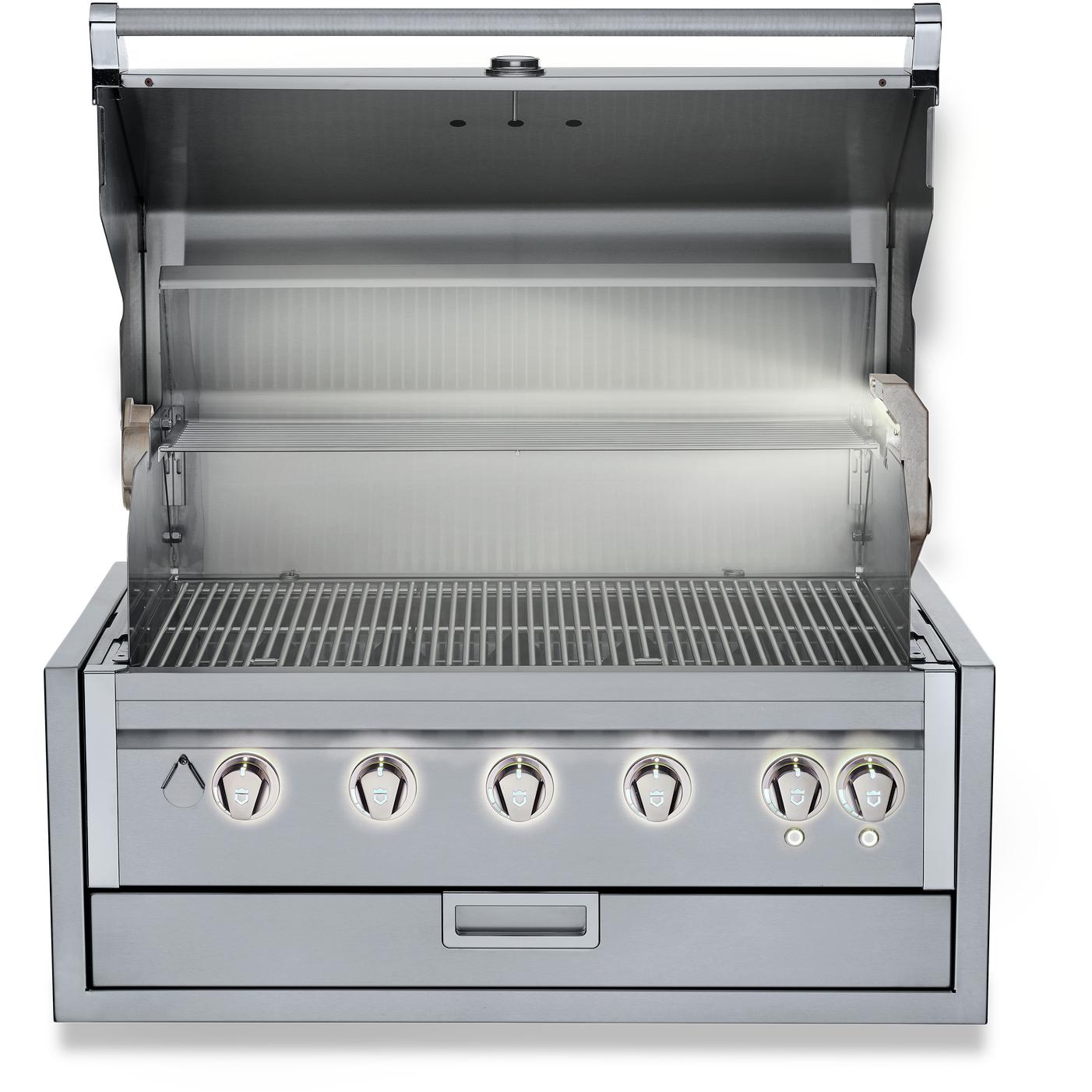 Crown Verity 36-inch Infinite Series Built-in Grill with Light Package IBI36NG-LT IMAGE 2