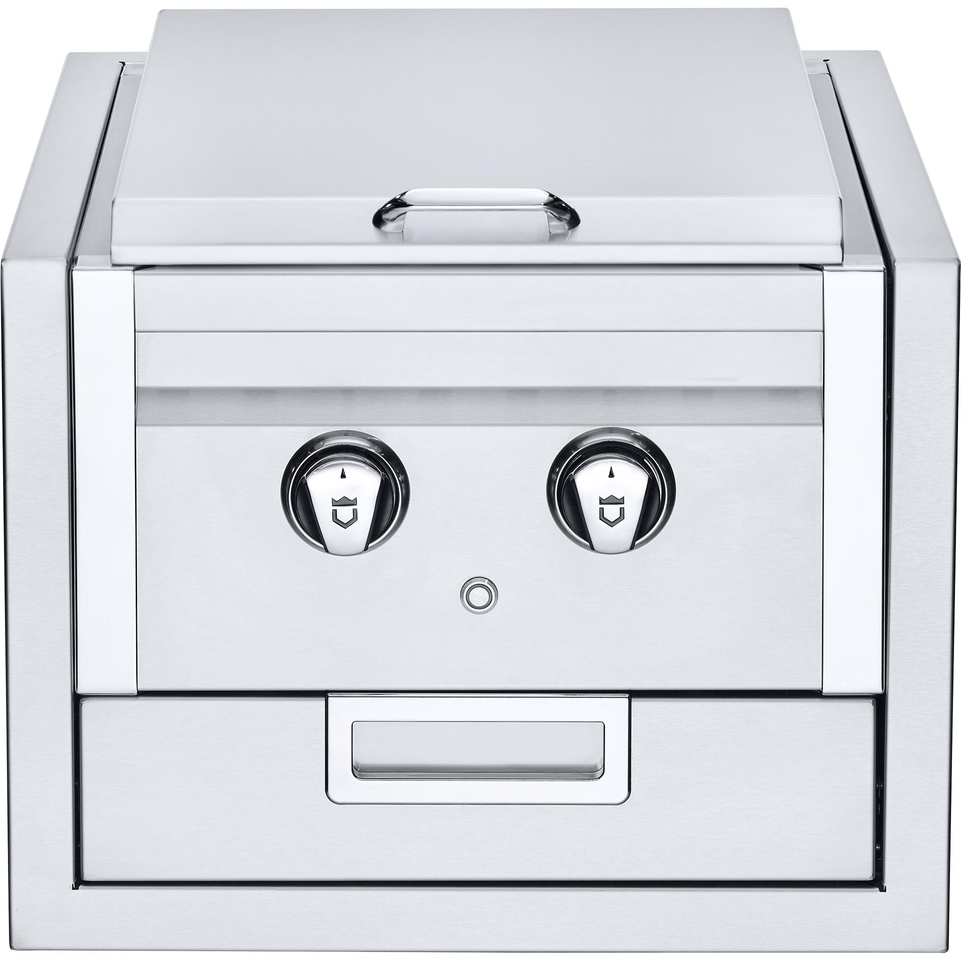 Crown Verity 18-inch Infinite Series Gas Side Burner with Light Package IBISBLP-LT IMAGE 1
