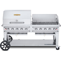 Crown Verity 72-inch Gas Grill with Roll Dome and Windguard CV-RCB-72RWP-SI50/100 IMAGE 1