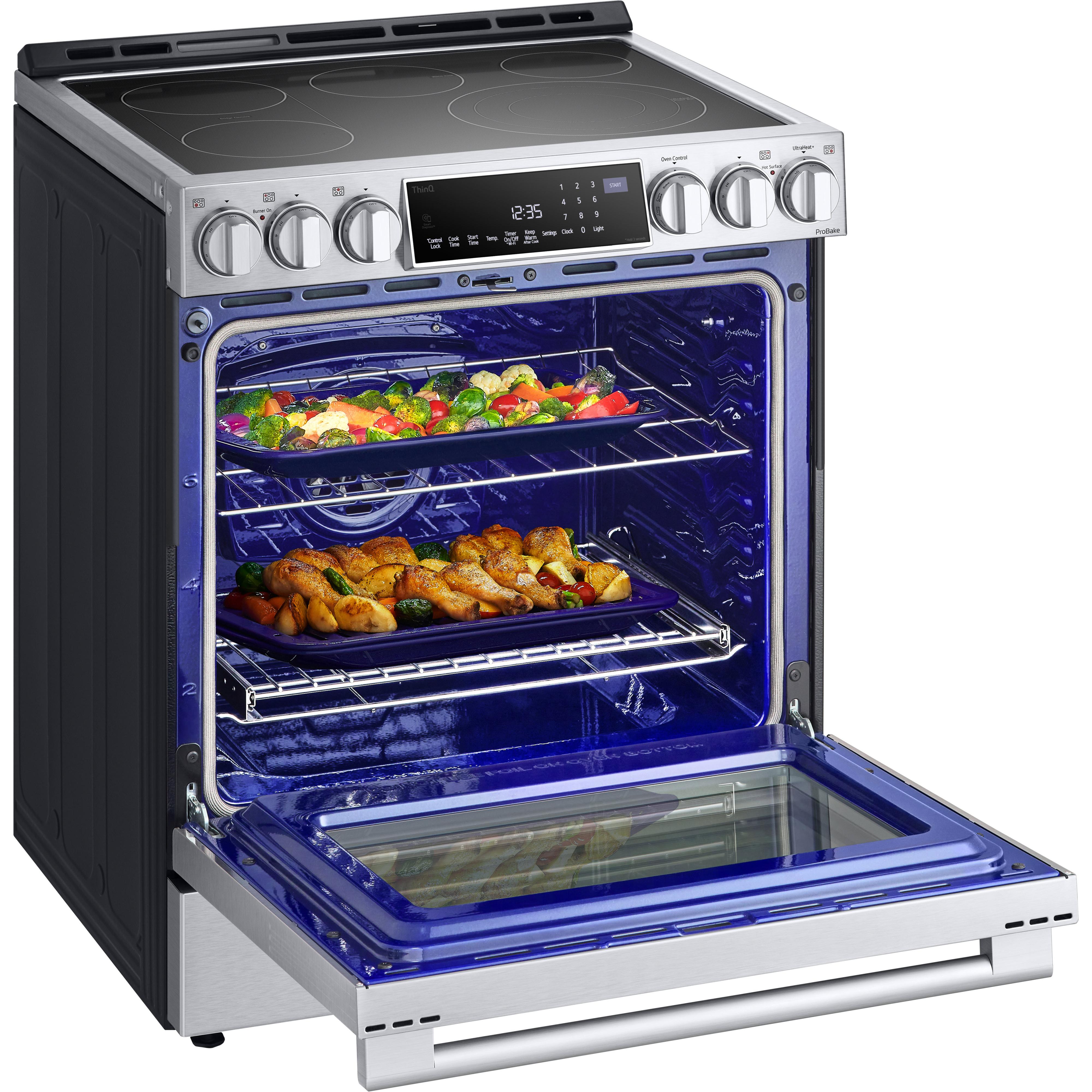 LG 30-inch Freestanding Electric Slide-in Range with ProBake Convection ™ Technology LSES6338F IMAGE 8