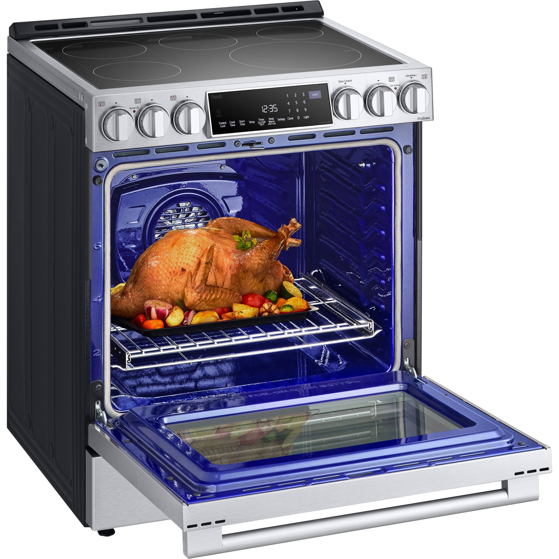 LG 30-inch Freestanding Electric Slide-in Range with ProBake Convection ™ Technology LSES6338F IMAGE 9
