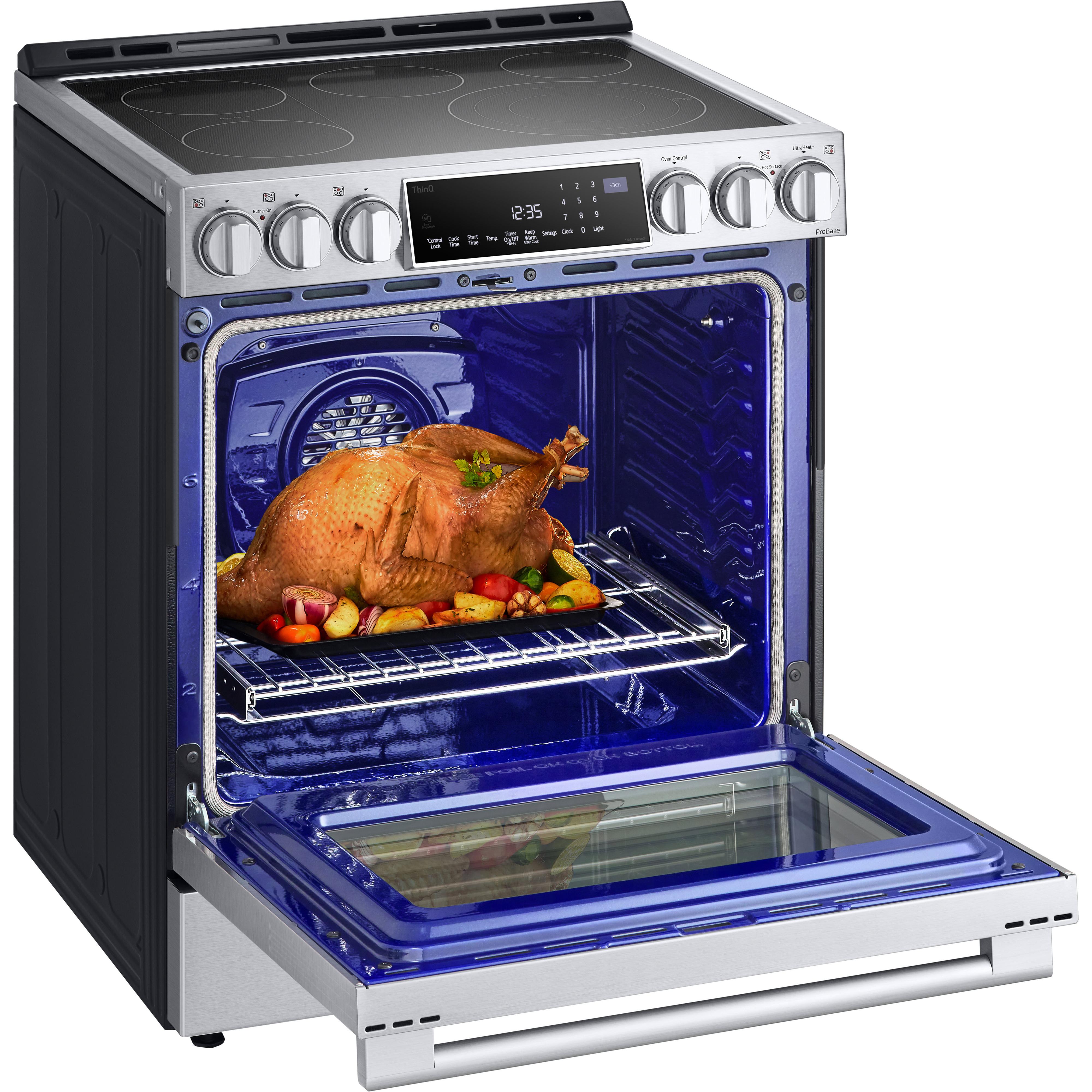 LG 30-inch Freestanding Electric Slide-in Range with ProBake Convection ™ Technology LSES6338F IMAGE 9