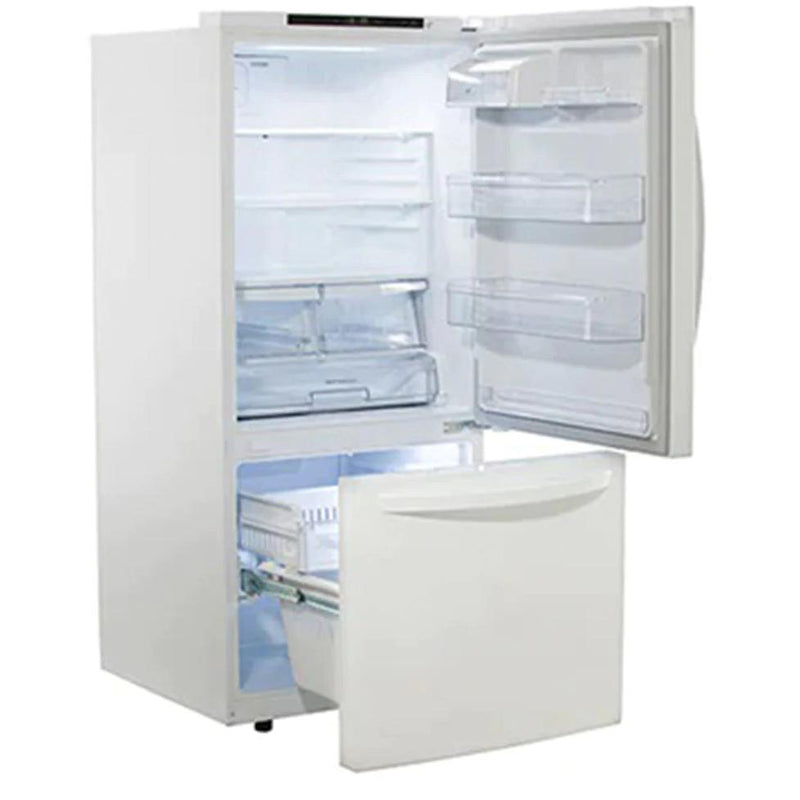 LG 30-inch, 22.1 cu.ft. Freestanding Bottom Freezer Refrigerator with Multi-Air Flow System LRDNS2200W IMAGE 4