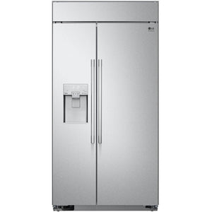LG 42-inch, 25.6 cu.ft. Built-in Side-by-Side Refrigerator with SpacePlus™ Ice System SRSXB2622S IMAGE 1