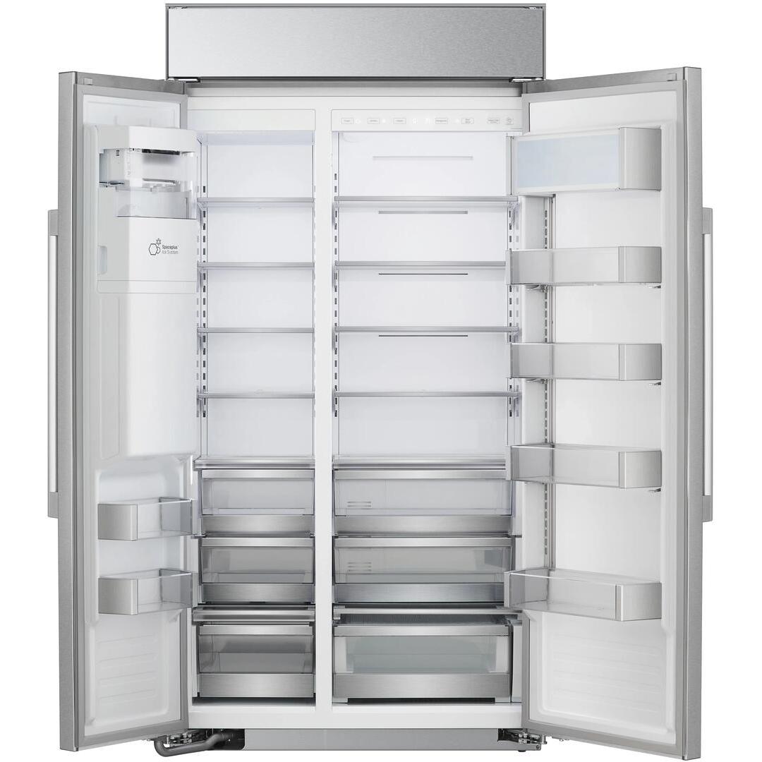 LG 42-inch, 25.6 cu.ft. Built-in Side-by-Side Refrigerator with SpacePlus™ Ice System SRSXB2622S IMAGE 2