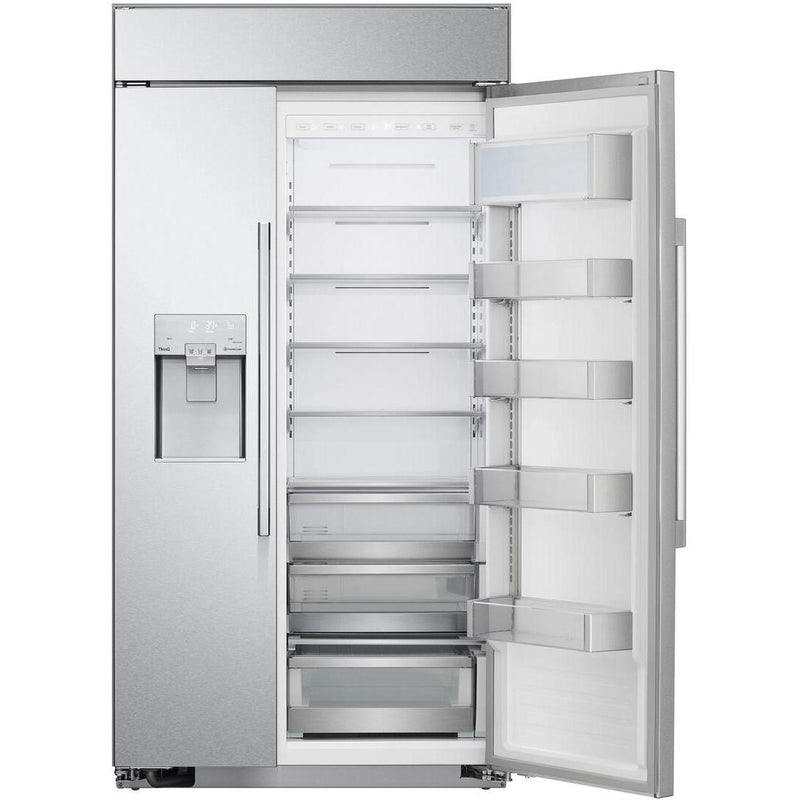 LG 42-inch, 25.6 cu.ft. Built-in Side-by-Side Refrigerator with SpacePlus™ Ice System SRSXB2622S IMAGE 3