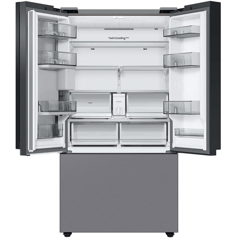 Samsung 36-inch, 30 cu.ft. Counter-Depth French 3-Door Refrigerator with Dual Ice Maker RF30BB6600QL/AA IMAGE 3