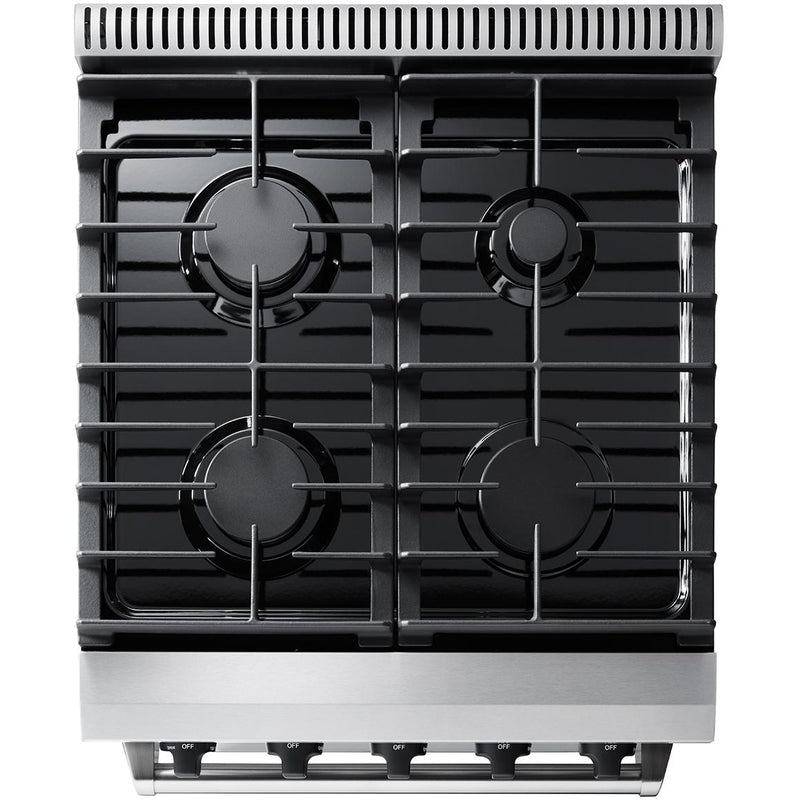 Thor Kitchen 24-inch Freestanding Gas Range LRG2401U IMAGE 2