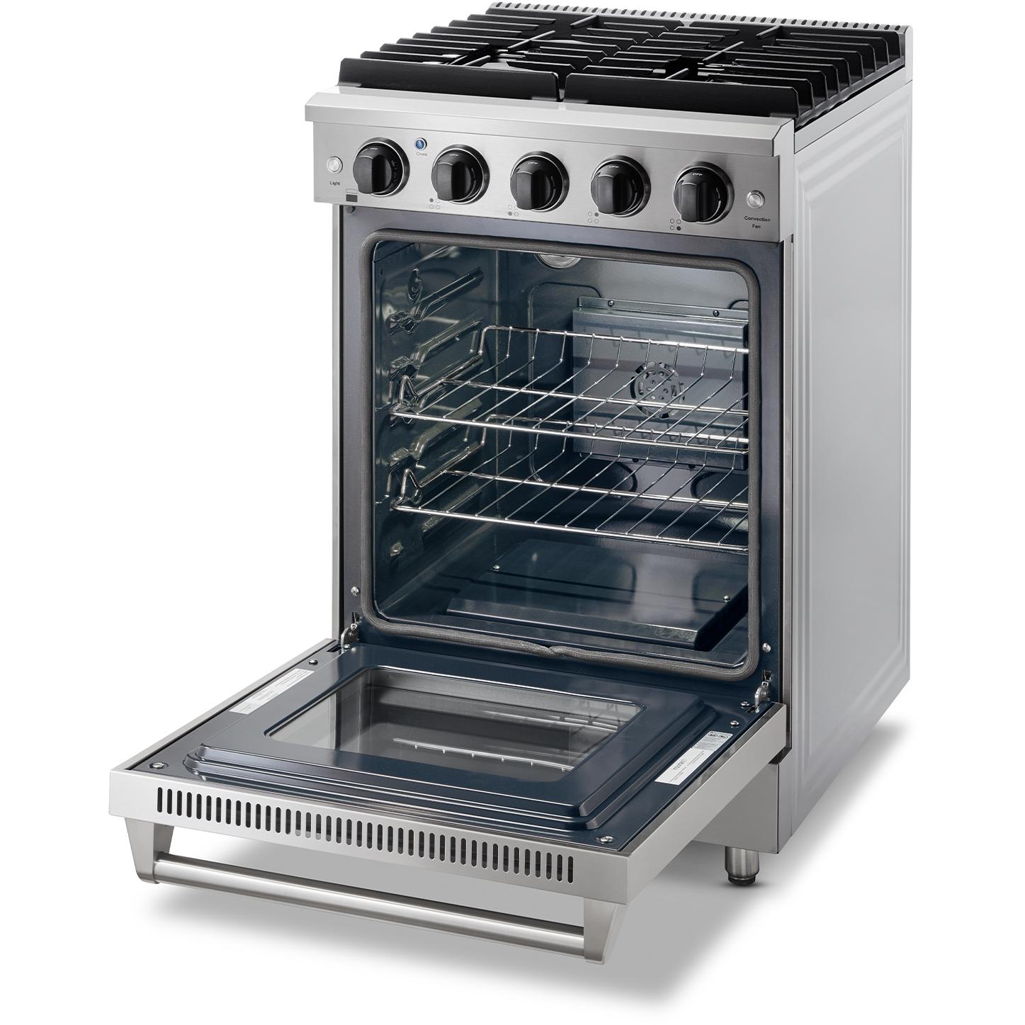 Thor Kitchen 24-inch Freestanding Gas Range LRG2401U IMAGE 3
