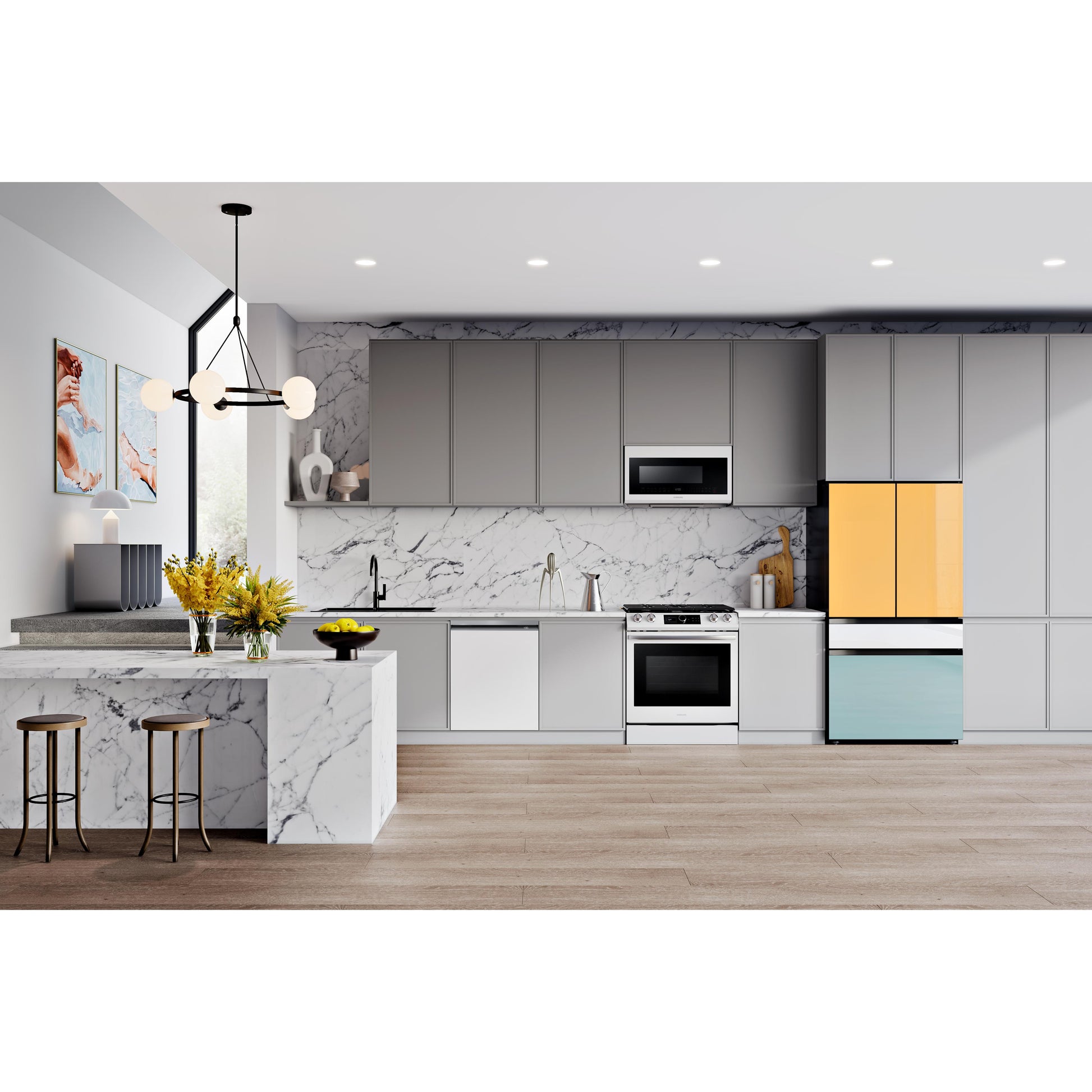 Samsung 36-inch, 28.8 cu.ft. Counter-Depth French 4-Door Refrigerator with Dual Ice Maker RF29BB8600AP/AA IMAGE 17