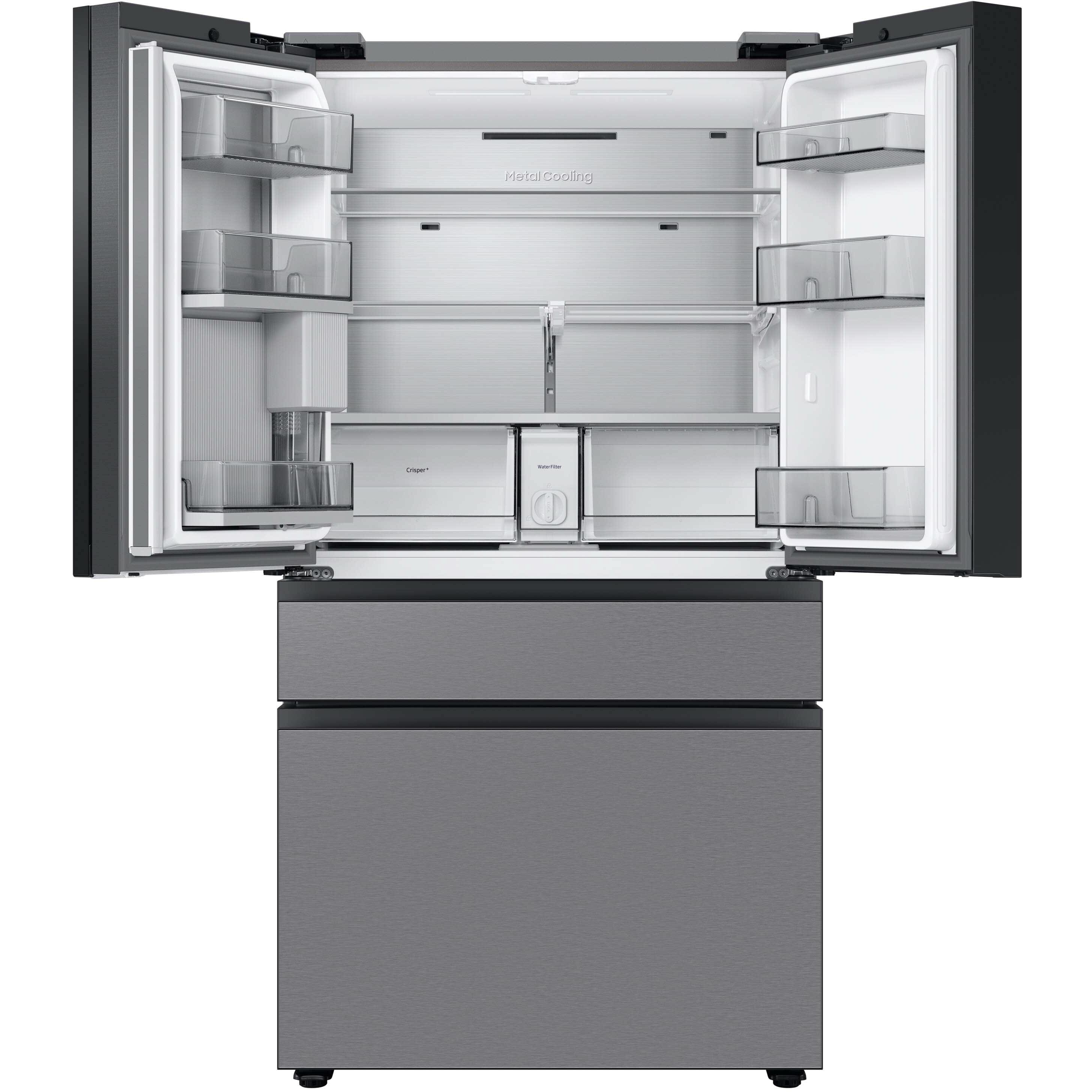 Samsung 36-inch, 28.8 cu.ft. Counter-Depth French 4-Door Refrigerator with Dual Ice Maker RF29BB8600QL/AA IMAGE 3