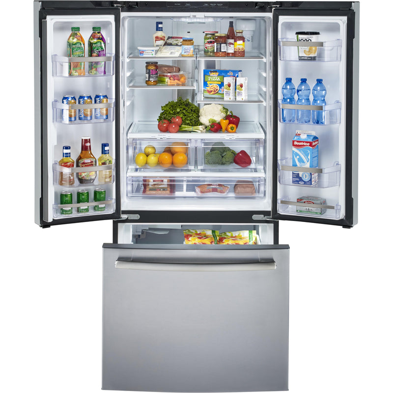 GE Profile 20.8 cu. ft. French 3-Door Refrigerator PNE21NYRKFS IMAGE 3