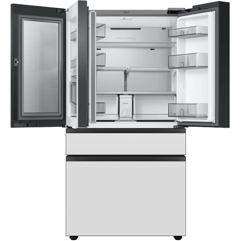 Samsung 36-inch, 23 cu.ft. Counter-Depth French 4-Door Refrigerator with Family Hub™ RF23BB8900AW/AC IMAGE 4